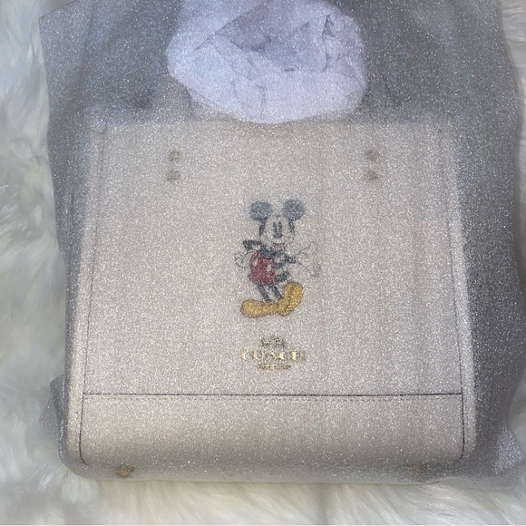 Coach Mickey leather purse and keychain set New - Picture 16 of 16